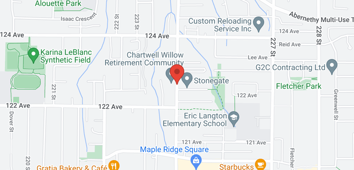 map of 309 12248 224TH STREET